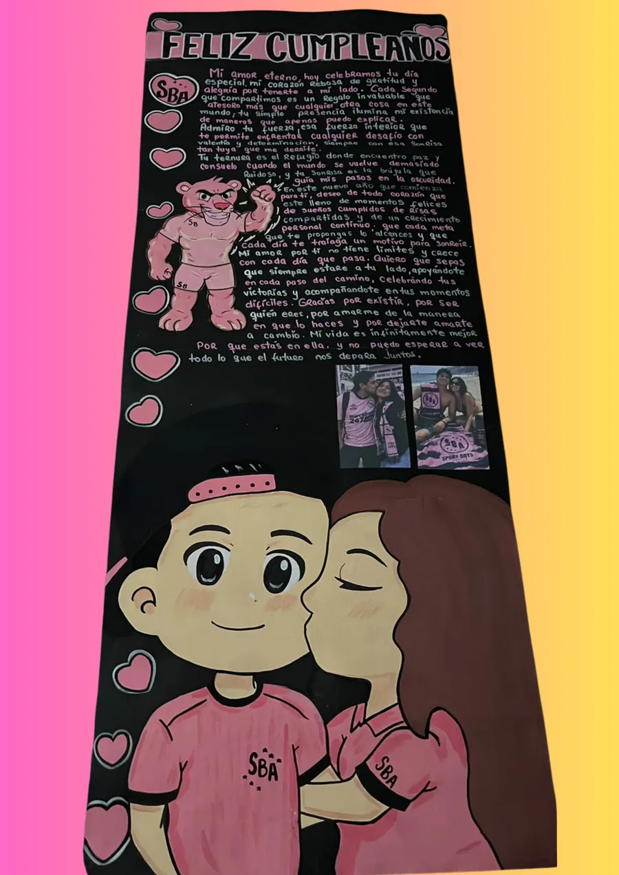 Cartel de aniversario · Hincha de Sport Boys